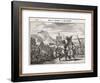 Sir Francis Drake is Honoured by Indians in California-Theodor de Bry-Framed Art Print