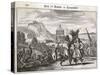 Sir Francis Drake is Honoured by Indians in California-Theodor de Bry-Stretched Canvas