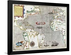 Sir Francis Drake's Voyage 1585-1586-Library of Congress-Framed Photographic Print