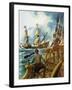 Sir Francis Drake-Peter Jackson-Framed Giclee Print
