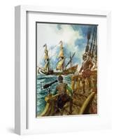 Sir Francis Drake-Peter Jackson-Framed Giclee Print