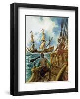 Sir Francis Drake-Peter Jackson-Framed Premium Giclee Print