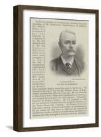 Sir Francis Evans, New Mp for Southampton-null-Framed Giclee Print