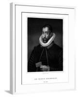 Sir Francis Walsingham, Spymaster of Queen Elizabeth I-W Holl-Framed Giclee Print