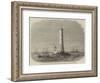 Sir Frederick Arrow Laying the Last Stone of the Wolf-Rock Lighthouse, Off Land'S-End-Edwin Weedon-Framed Giclee Print