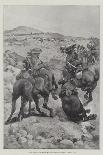 On the Heels of the Boers, Mounted Infantry Attacking a Wagon Train-Sir Frederick William Burton-Giclee Print