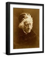 Sir Frederick William Herschel (1738 - 1822) Pub. 1867 (Photo)-Julia Margaret Cameron-Framed Giclee Print