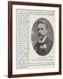 Sir G a Pilkington, New Mp for Southport Division, Lancashire-null-Framed Giclee Print