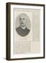 Sir G S Clarke, New Governor of Victoria-null-Framed Giclee Print
