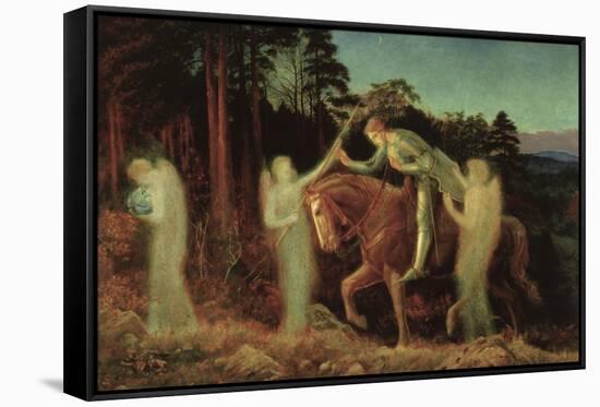 Sir Galahad, 1867-1892-Arthur Hughes-Framed Stretched Canvas