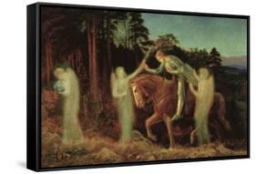 Sir Galahad, 1867-1892-Arthur Hughes-Framed Stretched Canvas