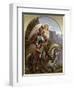 Sir Galahad and His Angel-Noel Paton-Framed Giclee Print