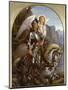 Sir Galahad and His Angel-Noel Paton-Mounted Giclee Print