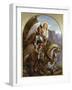 Sir Galahad and His Angel-Noel Paton-Framed Giclee Print