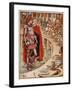 Sir Galahad is brought to Court of King Arthur, from 'Stories of Knights of Round Table'-Walter Crane-Framed Giclee Print