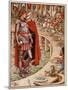 Sir Galahad is brought to Court of King Arthur, from 'Stories of Knights of Round Table'-Walter Crane-Mounted Giclee Print