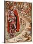 Sir Galahad is brought to Court of King Arthur, from 'Stories of Knights of Round Table'-Walter Crane-Stretched Canvas