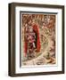 Sir Galahad is brought to Court of King Arthur, from 'Stories of Knights of Round Table'-Walter Crane-Framed Giclee Print