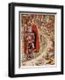 Sir Galahad is brought to Court of King Arthur, from 'Stories of Knights of Round Table'-Walter Crane-Framed Giclee Print