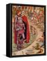 'Sir Galahad is brought to the Court of King Arthur', 1911-Walter Crane-Framed Stretched Canvas