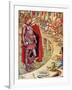 Sir Galahad is brought to the court of King Arthur-Walter Crane-Framed Giclee Print