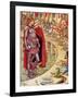 Sir Galahad is brought to the court of King Arthur-Walter Crane-Framed Giclee Print