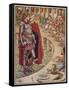 Sir Galahad is Introduced to the Round Table-Walter Crane-Framed Stretched Canvas