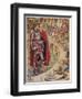 Sir Galahad is Introduced to the Round Table-Walter Crane-Framed Art Print