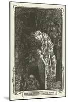 Sir Galahad Opens the Tomb-Henry Justice Ford-Mounted Giclee Print