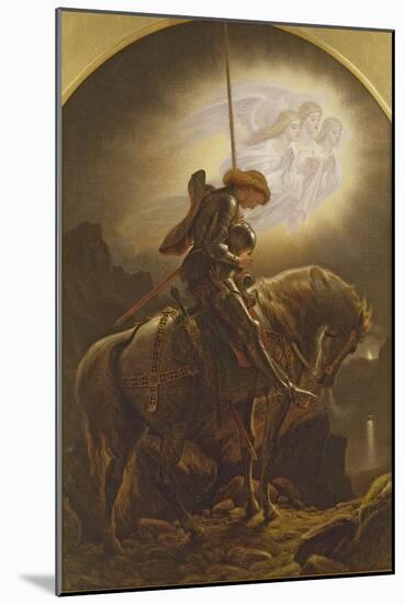 Sir Galahad's Vision of the Holy Grail, 1879-Sir Joseph Noel Paton-Mounted Giclee Print