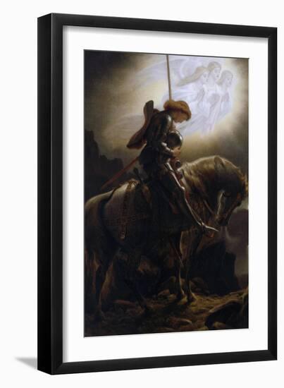 Sir Galahad's Vision of the Holy Grail-Joseph Noel Paton-Framed Giclee Print