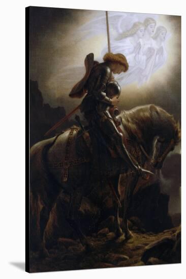 Sir Galahad's Vision of the Holy Grail-Joseph Noel Paton-Stretched Canvas