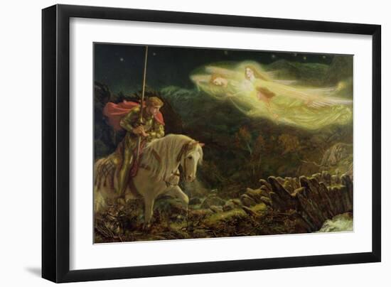 Sir Galahad - the Quest of the Holy Grail, 1870-Arthur Hughes-Framed Giclee Print