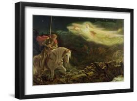 Sir Galahad - the Quest of the Holy Grail, 1870-Arthur Hughes-Framed Giclee Print