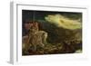 Sir Galahad - the Quest of the Holy Grail, 1870-Arthur Hughes-Framed Giclee Print