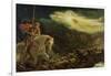 Sir Galahad - the Quest of the Holy Grail, 1870-Arthur Hughes-Framed Giclee Print