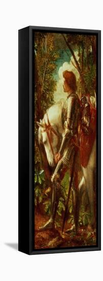 Sir Galahad-George Frederick Watts-Framed Stretched Canvas