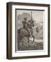 Sir Gareth and the Knight of the Red Lawns-H.f. Davey-Framed Photographic Print