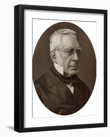 Sir George Biddell Airy, Kcb, Frs, Astronomer Royal, 1877-Lock & Whitfield-Framed Premium Photographic Print