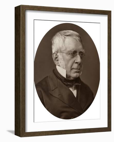 Sir George Biddell Airy, Kcb, Frs, Astronomer Royal, 1877-Lock & Whitfield-Framed Photographic Print