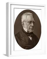 Sir George Biddell Airy, Kcb, Frs, Astronomer Royal, 1877-Lock & Whitfield-Framed Photographic Print