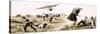 Sir George Cayley's Coachman Flies an Aircraft in 1852-null-Stretched Canvas