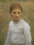 My Back Garden-Sir George Clausen-Mounted Giclee Print