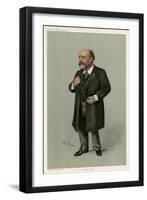 Sir George Critchett-Leslie Ward-Framed Art Print