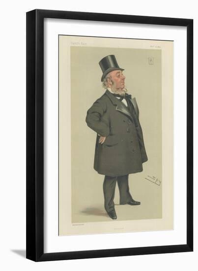 Sir George Elliot-Sir Leslie Ward-Framed Giclee Print