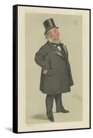Sir George Elliot-Sir Leslie Ward-Framed Stretched Canvas