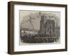 Sir George Grey Laying the Foundation-Stone of the Mechanics' Institute at Newcastle-On-Tyne-null-Framed Giclee Print