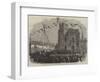 Sir George Grey Laying the Foundation-Stone of the Mechanics' Institute at Newcastle-On-Tyne-null-Framed Giclee Print