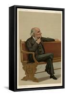 Sir George Grove, Vanity Fair-Leslie Ward-Framed Stretched Canvas