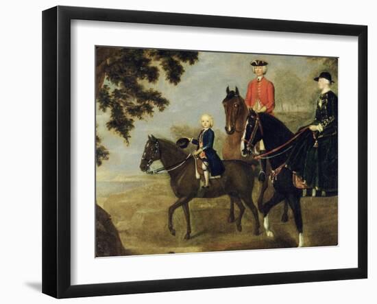 Sir George Hampton and Family, C.1738-Stephen Slaughter-Framed Giclee Print